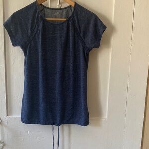 LOFT Deep Blue Short Sleeve Tee